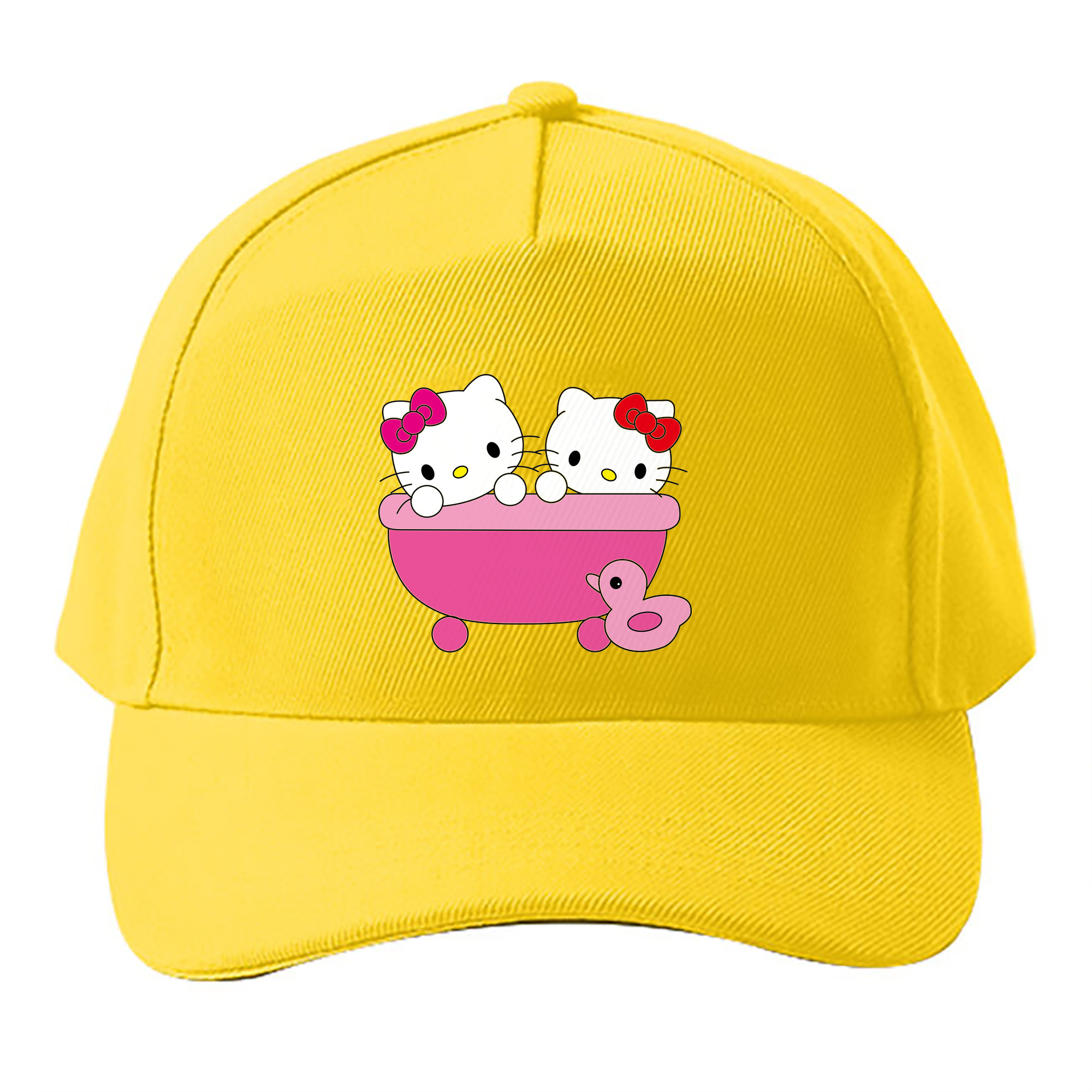 （画像用） Hello Kitty ハローキティ ベースボールキャップ 綿100％ 男女兼用 帽子 スポーツ